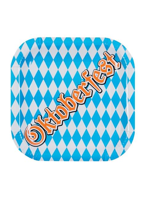 6 platos Oktoberfest (25 cm)