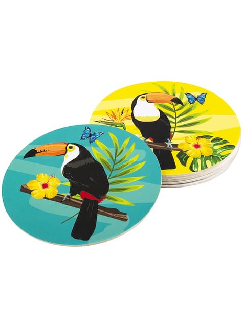 6 posavasos de tucanes - Toucan Party - Boland | Funidelia