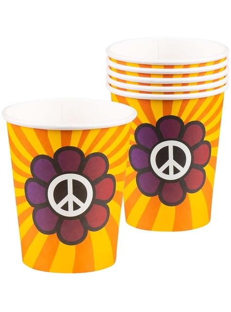 6 vasos hippie