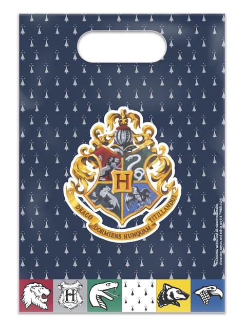 8 bolsas de chucherías Harry Potter - Hogwarts Houses - Funiglobal | Funidelia