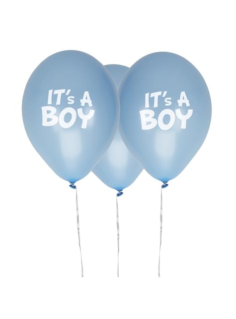 8 globos azules (30 cm) - Blue Star - Neviti | Funidelia