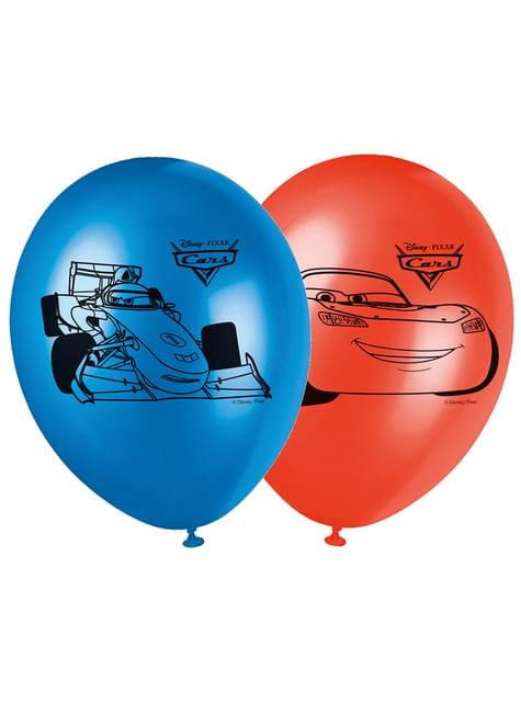8 globos Cars Neon (30 cm) - Procos | Funidelia