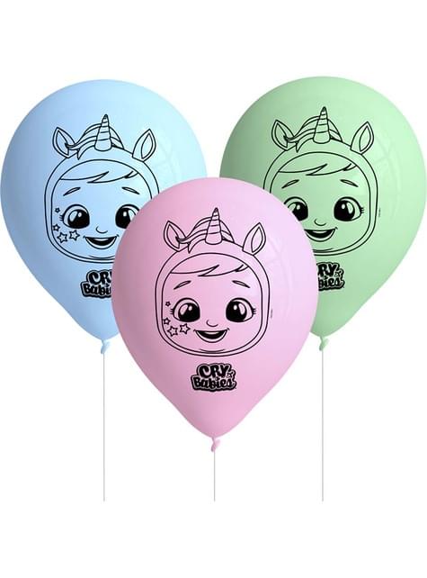 8 globos de Bebés Llorones - Converparty | Funidelia