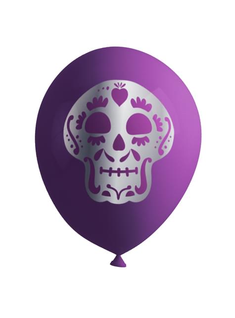8 globos de Catrina día de los muertos - Day of the Dead - Funiglobal | Funidelia