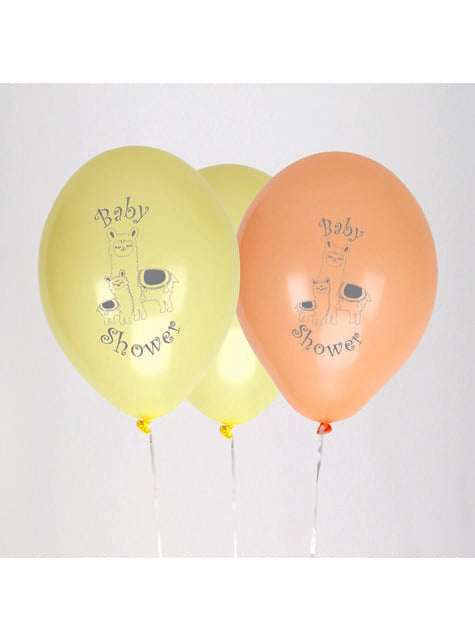 8 globos de látex (30 cm) - Llama Love - Neviti | Funidelia