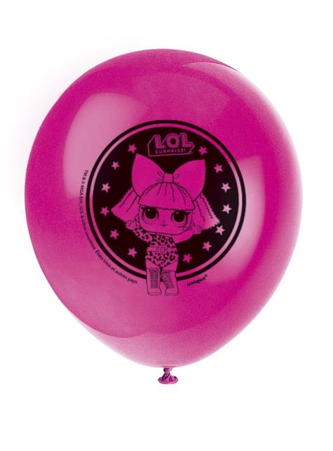 8 globos de látex LOL Surprise (47cm) - LOL Friends - Unique | Funidelia
