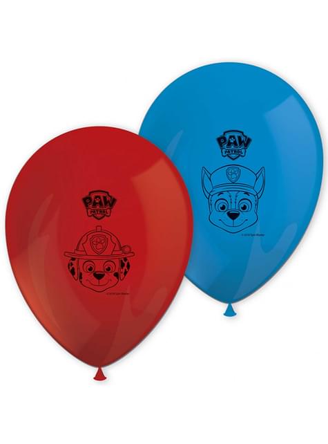 8 globos de Patrulla Canina (27 cm) - Paw Patrol Ready For Action - Procos | Funidelia