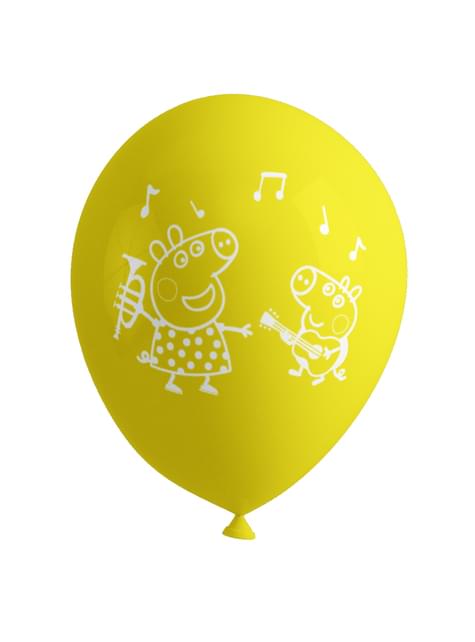 8 globos de Peppa Pig - Funiglobal | Funidelia