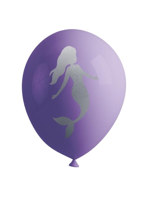 8 globos de sirenas- Beautiful mermaid - Funiglobal | Funidelia