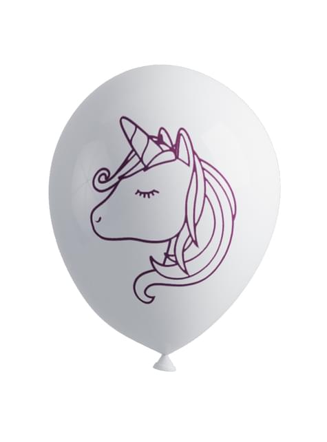 8 globos de unicornio - Lovely Unicorn - Funiglobal | Funidelia