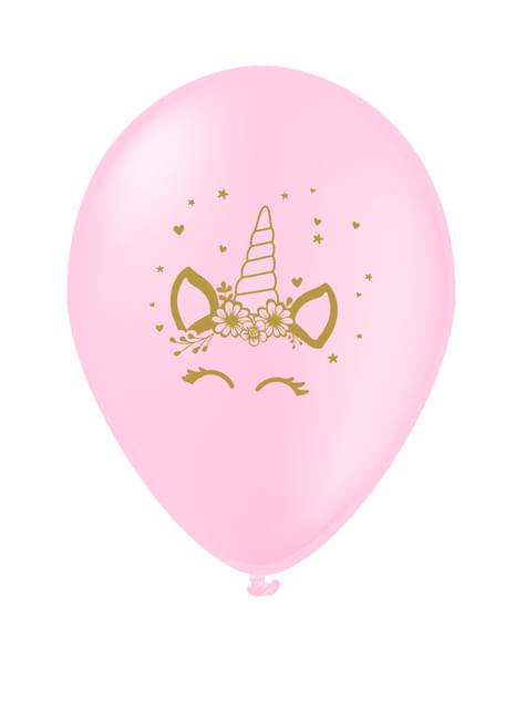 8 globos de unicornio - Unicorn Flowers - Funiglobal | Funidelia