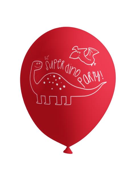 8 globos dinosaurios - Dinosaurs party - Funiglobal | Funidelia