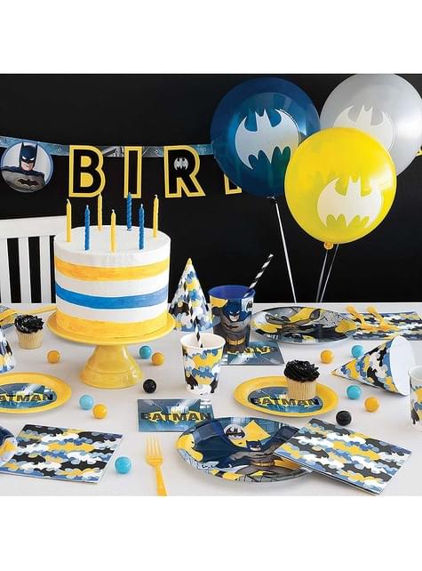 8 gorritos de cumpleaños Batman - Unique | Funidelia