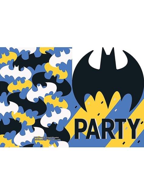 8 invitaciones Batman - Unique | Funidelia