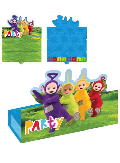 8 Invitaciones Teletubbies - AMSCAN | Funidelia
