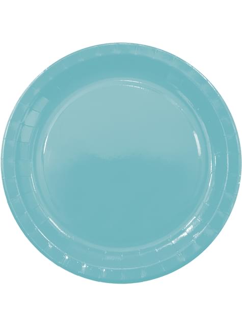 8 platos azul claro (23cm) - Línea Colores Básicos - Procos | Funidelia