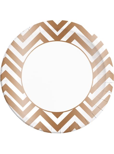 8 platos Collection cobre (23 cm) - Procos | Funidelia