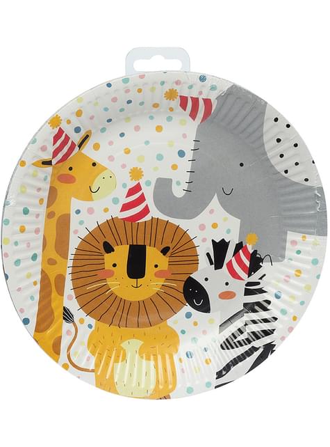 8 platos de animales - Safari - Boland | Funidelia