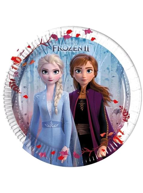 8 platos Frozen 2 pequeños (20cm) - Procos | Funidelia