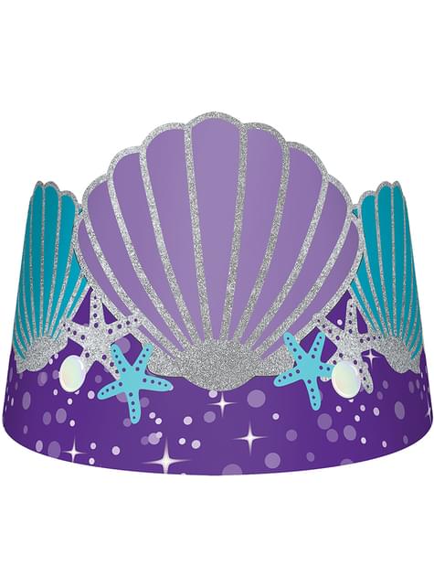 8 tiaras con concha - Mermaid Wishes - AMSCAN | Funidelia
