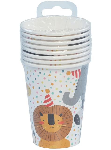 8 vasos de animales - Safari - Boland | Funidelia