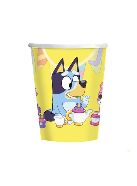 8 vasos de Bluey