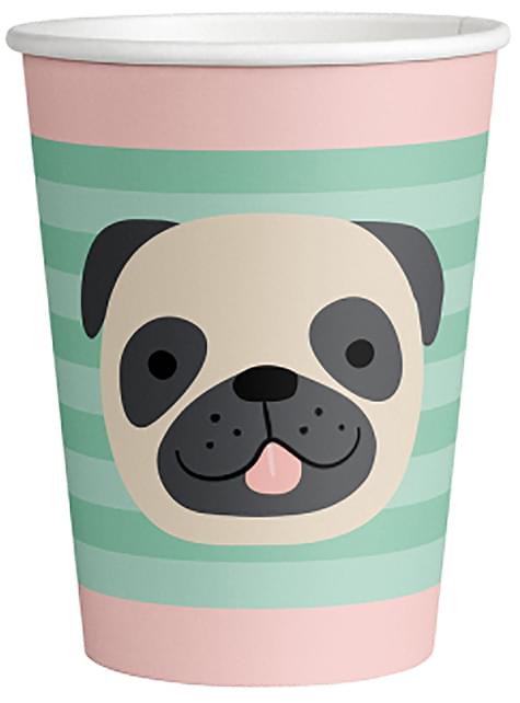 8 vasos de gatos y perros - Hello Pets - AMSCAN | Funidelia