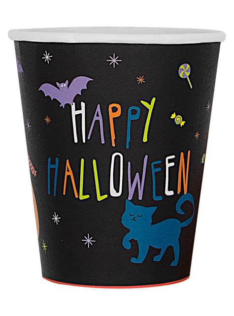 8 vasos de Halloween calabaza - Happy Halloween - Funiglobal | Funidelia