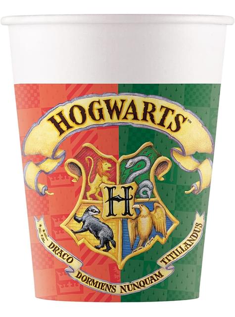 8 vasos de Harry Potter - Hogwarts Houses - Procos | Funidelia