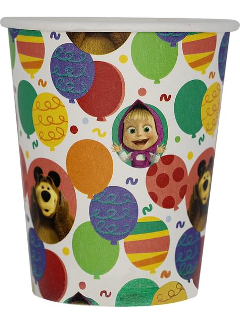 8 vasos de Masha y el Oso - Funiglobal | Funidelia