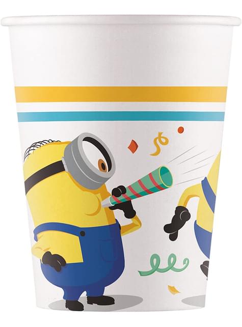 8 vasos de Minions (200ml) - Procos | Funidelia