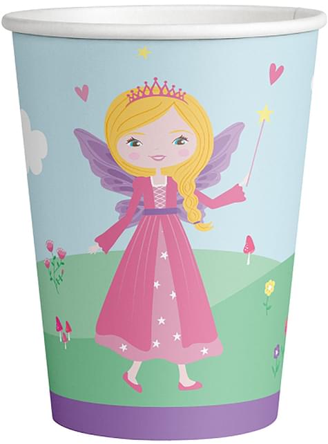 8 vasos de princesas - AMSCAN | Funidelia