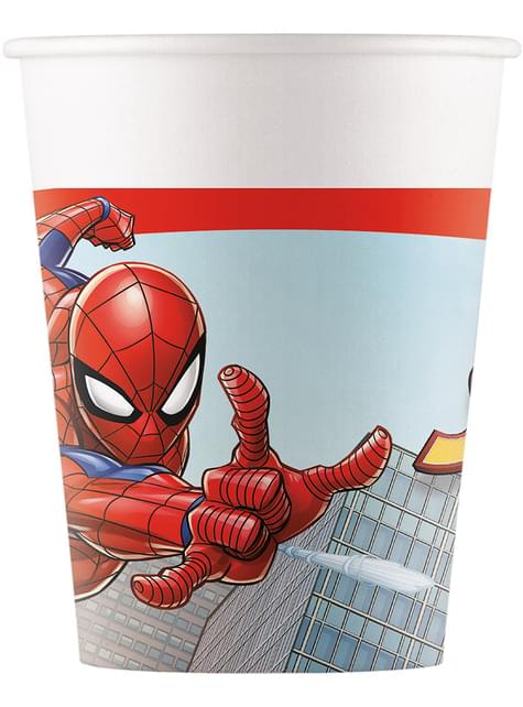 8 vasos de Spiderman - Marvel - Procos | Funidelia
