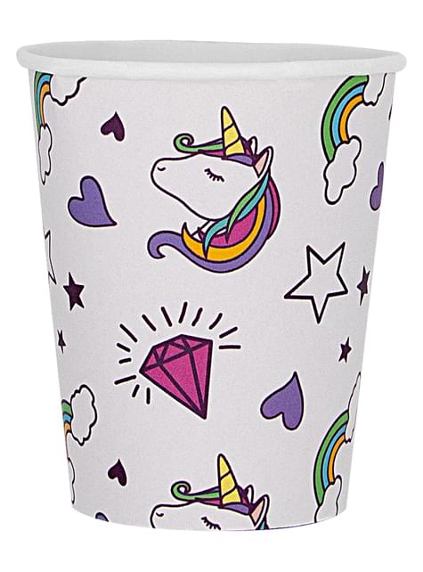 8 vasos de unicornio - Lovely Unicorn - Funiglobal | Funidelia