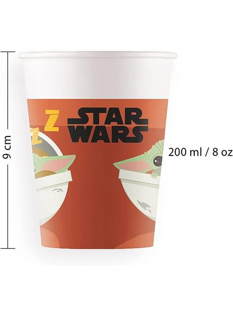 8 vasos The Mandalorian (200ml) - Star Wars