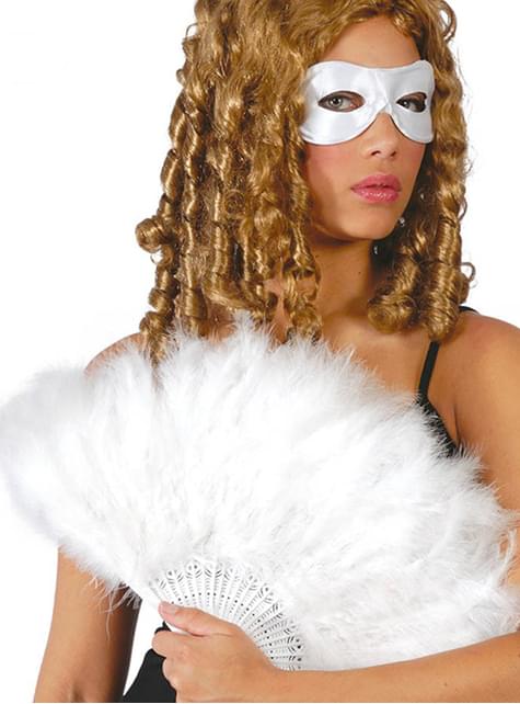 Abanico de plumas blancas - Guirca | Funidelia