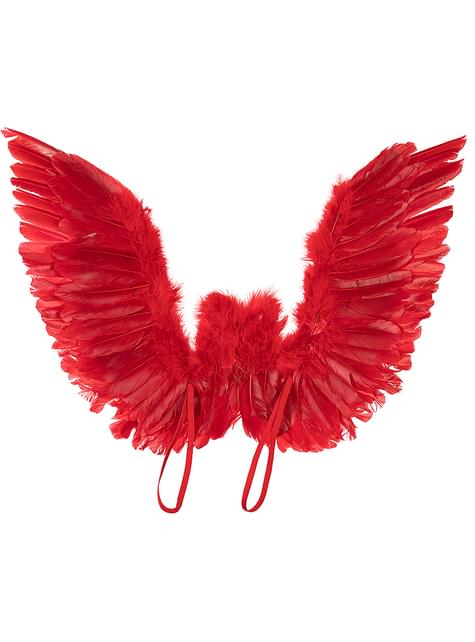Alas de plumas roja - Funiglobal | Funidelia