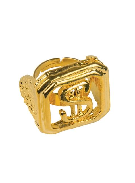 Anillo de dólar pimp para adulto - Boland | Funidelia