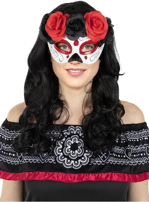 Antifaz de Catrina Deluxe - Funiglobal | Funidelia