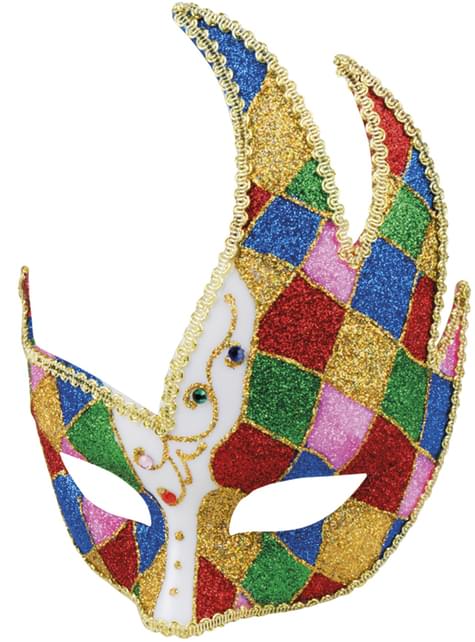 Antifaz veneciano multicolor - Boland | Funidelia