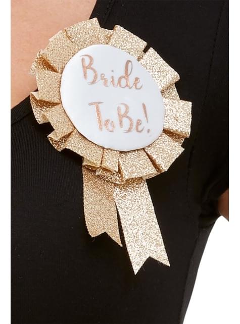 Banda “Bride to Be“ oro rosa para mujer - Smiffys | Funidelia