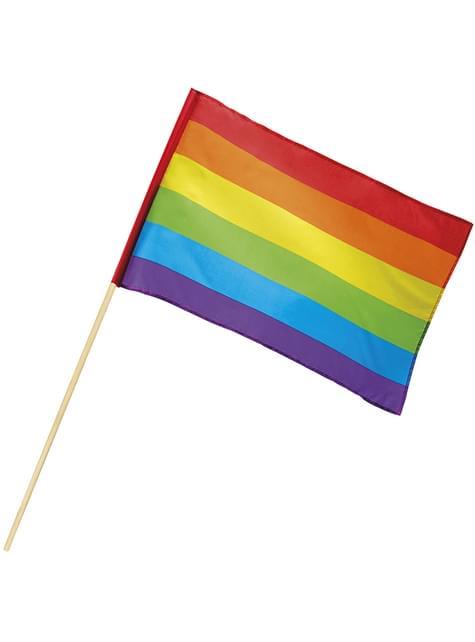 Bandera de arcoíris con palo - Boland | Funidelia