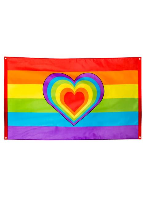 Bandera de arcoíris y corazón - Boland | Funidelia