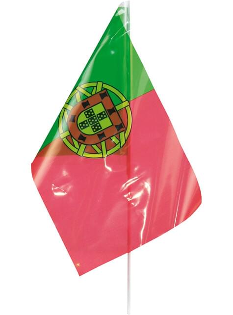 Bandera de Portugal de plástico - Verbetena | Funidelia