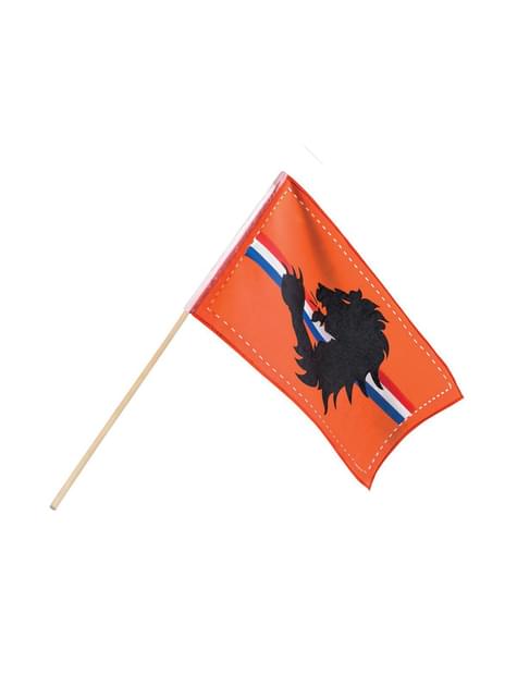 Bandera naranja con franja tricolor - Boland | Funidelia