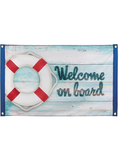 Bandera “Welcome on board“ - Sea Party - Boland | Funidelia