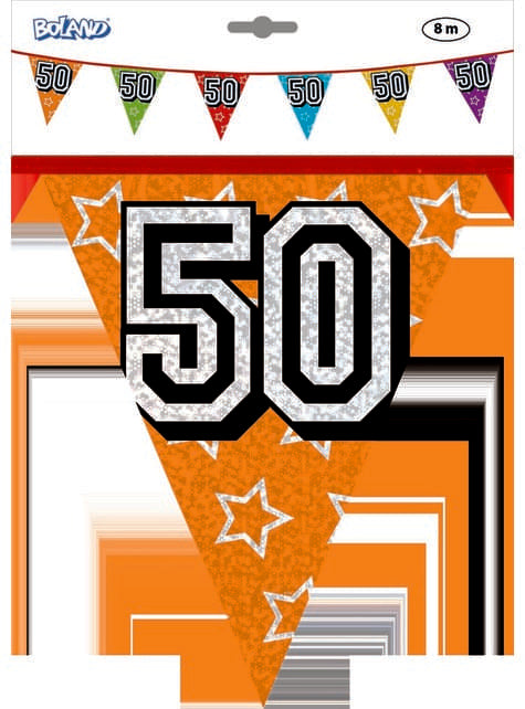 Banderines con número 50 - Boland | Funidelia