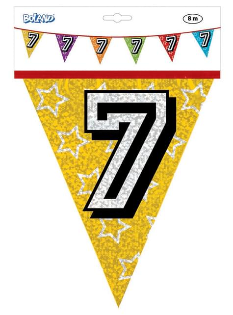 Banderines con número 7 - Boland | Funidelia