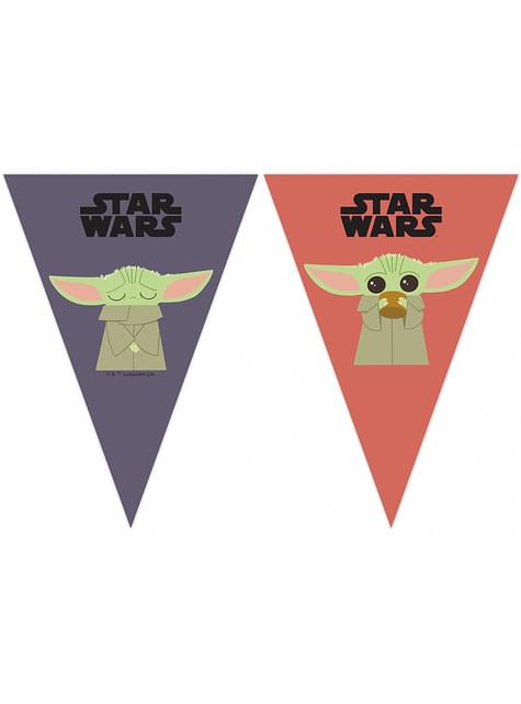 Banderines de Baby Yoda The Mandalorian - Procos | Funidelia