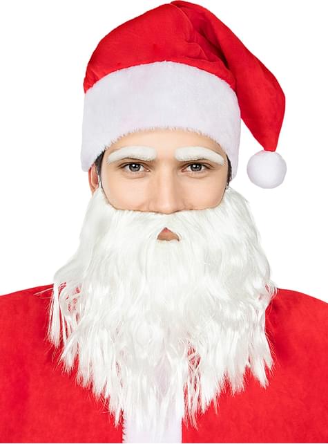 Barba de Papá Noel para adulto - Funiglobal | Funidelia